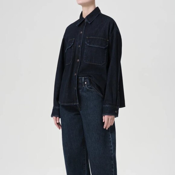 Gwen Slice Shirt - Rinse AGOLDE - Picture 8 of 10